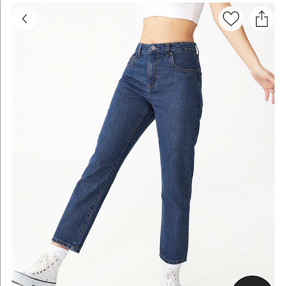 NWT- cotton on mom jeans